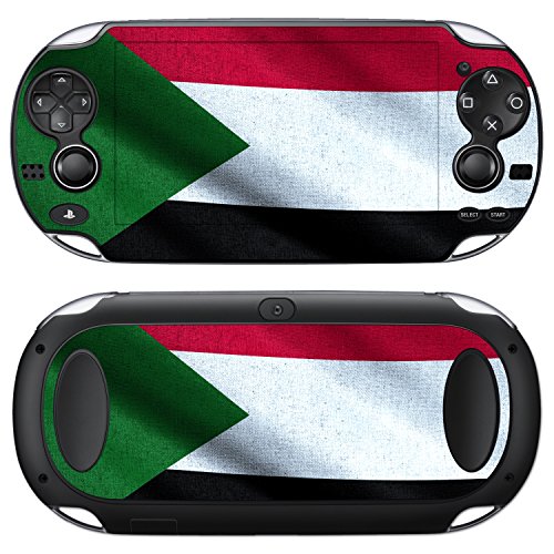 Sony PlayStation Vita Design Skin Bandeira do Sudão adesivo de decalque para PlayStation Vita