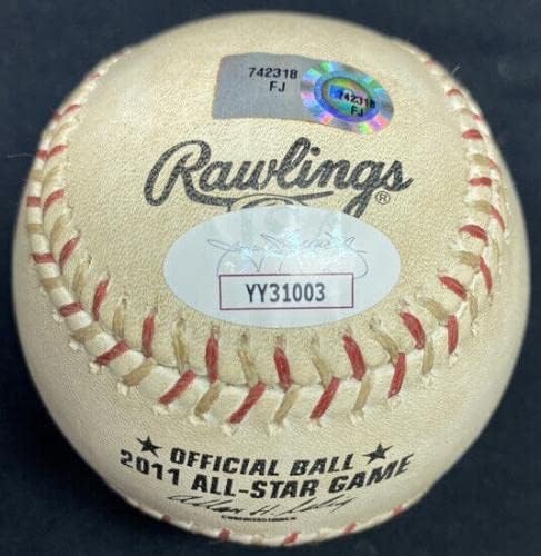 Clayton Kershaw assinou jogo usado 2011 All Star Game Baseball MLB Holo JSA Loa - Bolalls autografados
