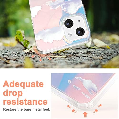 I-mgae-in-ar fofo cristal claro projetado para iPhone 13 estojo 6,1 polegadas 2021 Lançado, casos de telefone duráveis