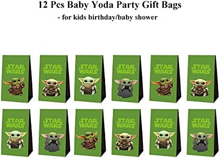 Crzpai 12 PCs Baby Yoda Party Favor Favor