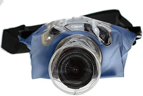 Navitech Frost White DSLR SLR Propertável Habitação Subaquática Caice/Capa Bolsa Saco seco compatível com a Nikon D750