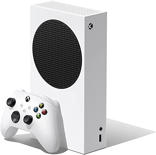 Microsoft Xbox Series S 512GB Game All-Digital Console, um controlador sem fio Xbox, resolução de jogos 1440p, reprodução de mídia