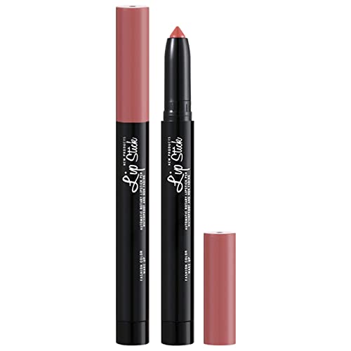 Batons para meninas batom caneta veludo fêmea pasta de caneta feminina rosa com abatidor de lápis Automático Lobo labial não desbotado