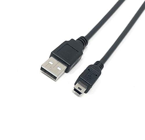 10 pés para o cabo de carregamento do controlador PS3, 10 pés de comprimento USB para mini Cabo de carregador USB Cabo