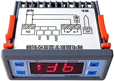 Controlador de temperatura digital incorporado WTUKMO 12V 24V 220V Gabinete de armazenamento a frio Termostato Controle de temperatura