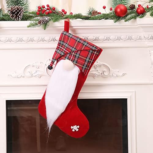 Pequena bola compatível com meias de Natal Motor Big Natal Decoração Santa Snowman rena estocando decorações de Natal e
