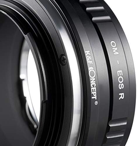 Novo adaptador de conceito de K&F para o Olympus OM Mount Lens to Canon EOS RF Camera