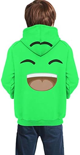 Jovens com capuz Green-Jelly Kids 3D Print Pullover Sweatshirt