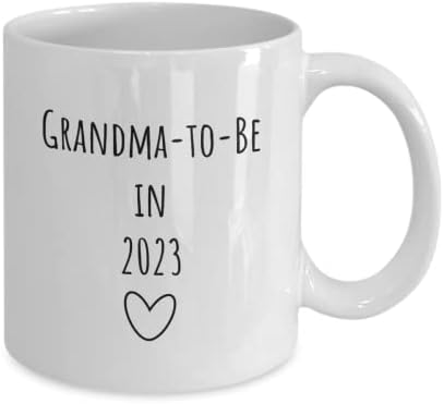 Avó para ser o anúncio da gravidez, novo bebê, novo avô, 2023
