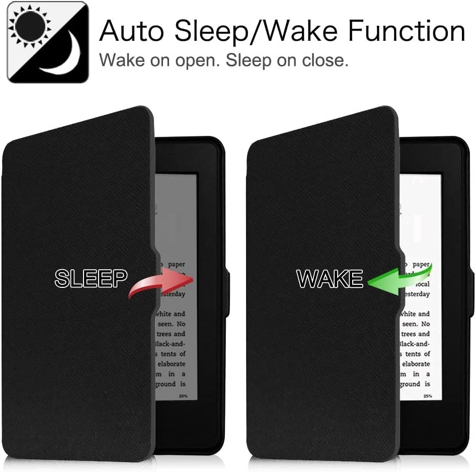 Caso para Kindle -With Automotor Wake/Sleep -With Stylus, tampa de proteção leve TPU