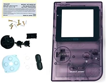 MOUDOAUEER Durável Caixa de casca de casca de casca de capa atômica de monitor para GBP para Game Boy Pocket Pocket Purple Parts