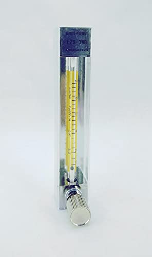 LZB -3WB, medidor de fluxo de rotâmetro de vidro com válvula de controle para nitrogênio de água de fluxo de fluxagem de água/ar/gás