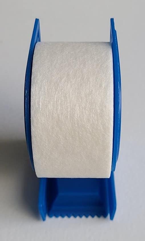 Fita de papel Micropore 1 x10yd branco com extensão de cílios de dispensador multiuso