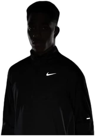 Elemento de tênis masculino da Nike 1/2 zip top 3.0 blk xxl