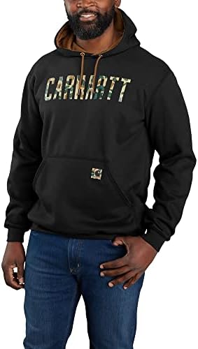 Carhartt Men's Logo Fit Fit Midweight Camo Logo Graphic Sweetshirt
