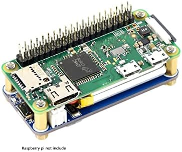UPS HAT para placas zero de Raspberry Pi, fornece 5V ininterrupto de energia estável, com conector de pino POGO