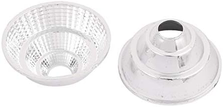 Aexit 2pcs D50mm Lutas de iluminação e controla o copo de refletor de plástico H25mm Plástico para lanterna de lanterna