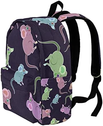 Mochila de viagem VBFOFBV, mochila de laptop para homens, mochila de moda, desenho animado Animal Mouse Lovely