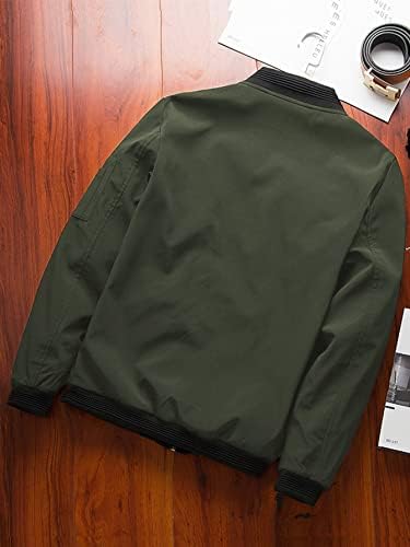 Jackets Ninq for Men - Men pega uma jaqueta de bombardeiro sem tee