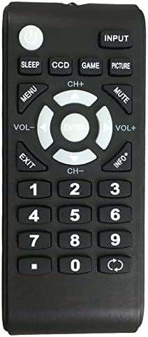 Controle remoto de substituição Compatível para insígnia TV NS-39D310NA17 NS-24D310NA17 NS-32D310MX17 NS-39D310NA17 NS-48D510NA17