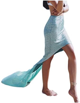 Mineign Adult Mermaid Tail Dress Fantaspume Beach Biquíni Número de nado