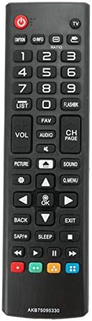Akb75095330 Controle remoto de substituição aplicável à TV LG 24LH4830 43LJ5000 32LJ500B 43LJ500M 28LJ400B 28MT42DF 24LH4830-PU 28LJ430B