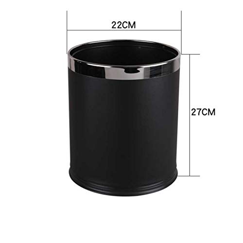 Neochy lixo lata de lata de lata de lixo de lixo de lixo em aço inoxidável oval para camada dupla de camada dupla pode lixo doméstico