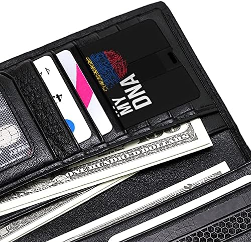 Está no meu DNA bandeira colombiana USB Memory Stick Business Flash-Drives Card cartão de crédito Cartão de cartão bancário