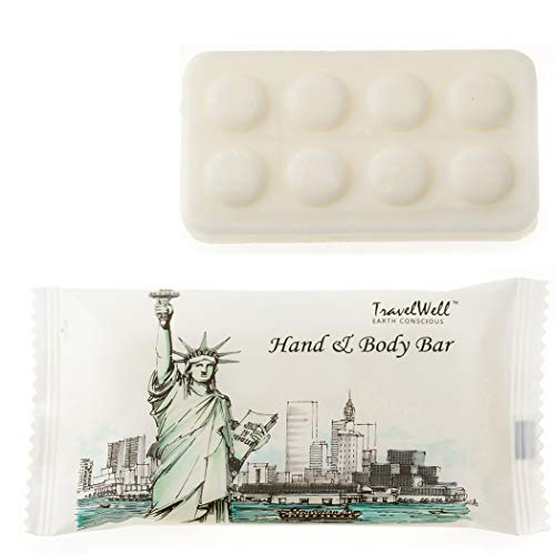 Travelwell Landscape Series Hotel Mini Soap Bars 1.0oz/28g, embrulhado individualmente 300 barras por caixa | Tamanho