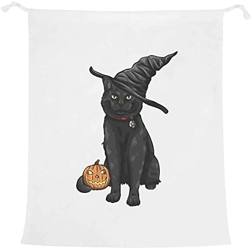 Azeeda 'Halloween Cat' Laundry/Lavagem/Bolsa de Armazenamento