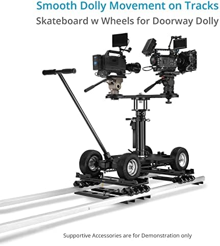 Proaim Skateboard Pro para a Câmera da plataforma Doorway Dolly. Para faixas retas e curvas. Oferece carga útil de até 500kg /