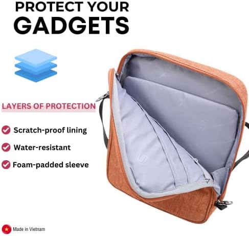 SimpleCarry Universal Tablet Sling Tote para comprimido de 10 polegadas/iPad Bag, caixa de transporte para acessórios