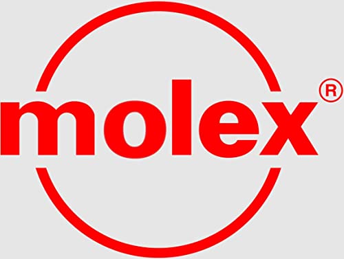 Molex 19019-0012 Terminal, desconexão feminina, 0,25in, vermelho