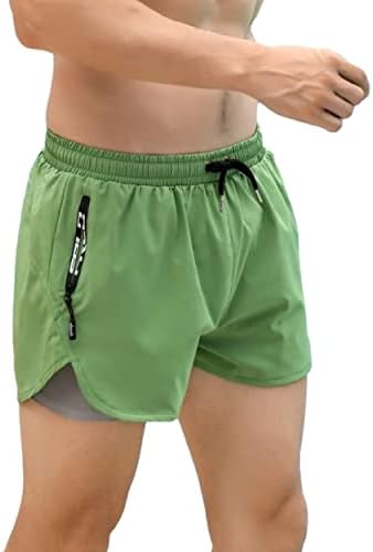 Rifyri Mens Swim Trunks 3 '' Shorts de corrida rápida shorts de natação seca shorts de praia de água com revestimento