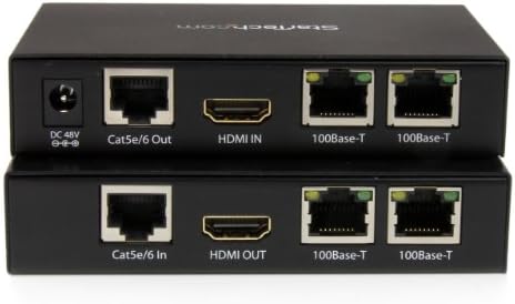 Startech.com ST121HDT4P 330-FET 1080P HDMI Over CAT 5E/6 Extender Cabo com Ethernet e IR INRADE