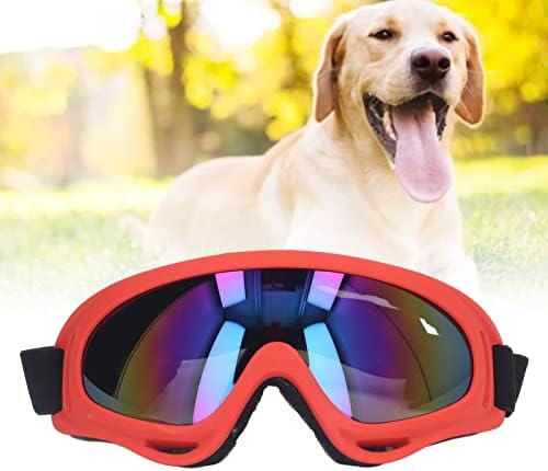 Óculos de sol Soarup Dog, confortável óculos de cães resistentes à prova de água resistentes a nadar para andar de motocicleta