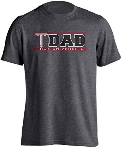 Sport Your Gear Troy University Trojans T-shirt de pai pai orgulhoso