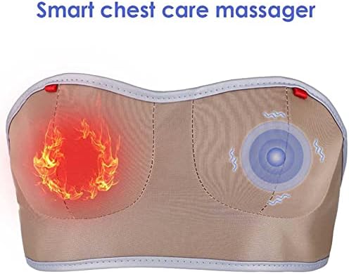 Intensidade de intensidade ajustável de 5 níveis Izzya Massageador de peito elétrico, sutiã de massagem com intensagamento