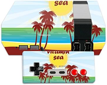 Mightyskins Skin Compatível com a Nintendo NES Classic Edition - Vitamina Sea | Tampa protetora, durável e exclusiva