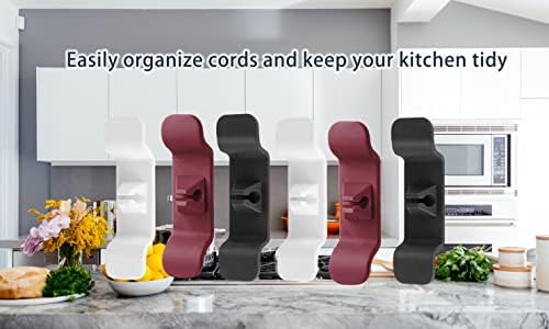 Organizador do cordão para eletrodomésticos, embalagem de 6 pacote para eletrodomésticos, SmartSaker Kitchen Cord Keeper para