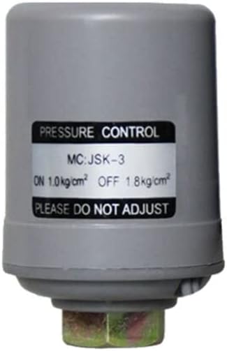 Controlador automático de água do controlador de pressão elétrica Chave de pressão Controlador de pressão da bomba 1/4 '' 3/8