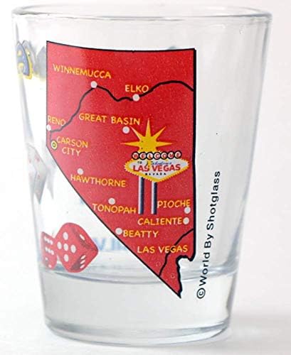 Nevada The Silver State All-American Collection Shot Glass