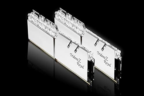 G.Skill Trident Z Royal Series Silver 16GB 288 pinos RGB DDR4 4400MHz DIMM F4-4400C18D-16GTRS