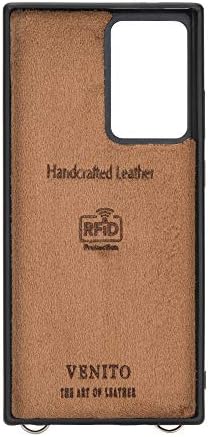 Venito Fermo Leather Crossbody Cartlet Case compatível com o Samsung Galaxy Note 20 Somente Ultra. Não é compatível com a nota