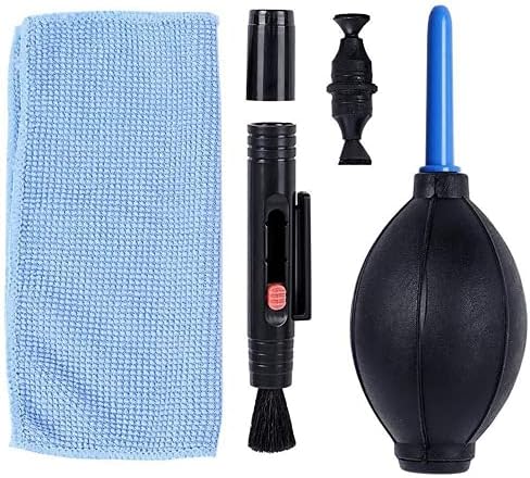 3in1 Kit de limpeza de câmera Terne Dust Clear Brush Blower Wipes Kit Clean Ploth Kit para Camecorder VCR Professional
