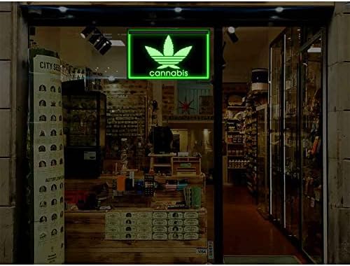 220026 Cannabis Marijuana High Life Weed Hemp Shop Shop Decor Home Display LED Light Neon Sign