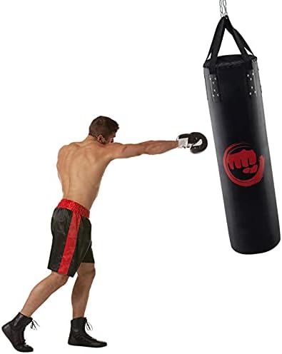 Conjunto de enchimento do NC Sandbag, 47 x 14 polegadas de boxe pendurado pesado para o Taekwondo Fitness Training muay