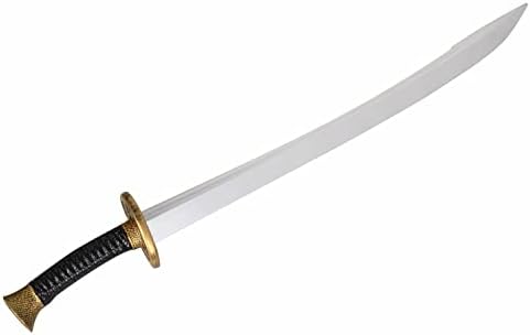Larpgears clássicos de espuma de espuma de sabre chinês clássico, espada histórica de treinamento para trajes de Halloween,