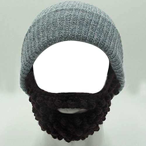 Lerben Men Mulheres Chapéus de Beardar Warm Inverno de malha de chapéu de esqui de malha