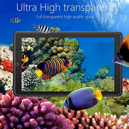 TDA ONN 7 3ª Gen 2022 Comprimido Protetor de tela de vidro temperado Filme anti-arranhão Sensibilidade HD Transparência clara,